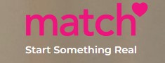 logo & tagline for Match dating website